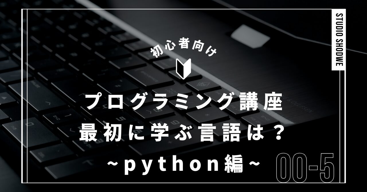 初めに学ぶプログラミング言語は何が良い？pythonを選ぶ人の論理